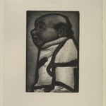 Homme en profil, vers la gauche, Illustration for Réincarnations du Père Ubu
