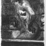 Woman Standing in Her Bath (Femme debout dans sa baignoire)