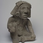 Seated Figure of the Wind God (Ehecatl)