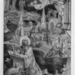 St. John in Patmos.  From Series "The Revelation of St. John the Divine"