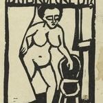 Title Page Woodcut for the Annual Report 1911-1912 of the Artists Group "Brücke" (Titelholzschnitt zum Jahresbericht 1911-1912 der Künstlergruppe "Brücke")