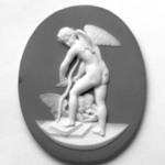 Medallion, Cupid Shaving His Bow