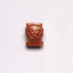 Amulet in Form of Hathor Head Inscribed for Hatshepsut & Senenmut
