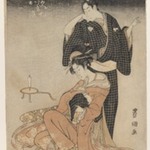 Actors in the Roles of Osome and Hisamatsu
