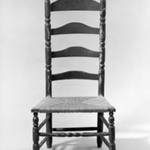 Slat-Back Low Chair