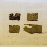 4 Textile Fragments, undetermined