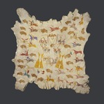 Painted Elk Hide