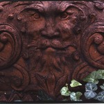 Pilaster Capital with Bearded Greenman, from an unidentified building on Worth Street, between Church and Broadway, NYC (demolished 1961)