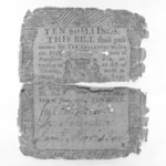 Ten Shilling Note Printed on Rag Paper