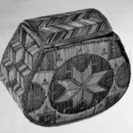 Rounded Box with eight pointed star pattern