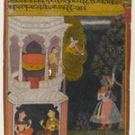 The Bewildered Nayika, Page from a Rasikapriya Series