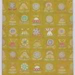 (Floral Design on Yellow Background)