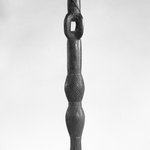 Staff with Masquette Attached at the Top
