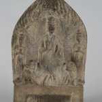 Stele with Maitreya and Attendants