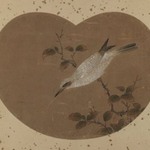Fan Painting of a Bird