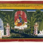 Quivering Earrings, Page from a Gita Govinda Series