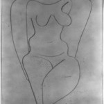 Untitled (Female, Frontal View from Knees to Shoulders)