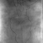 Untitled (Standing Female Nude with Robe)