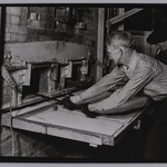 [Untitled] (Men Blowing Glass/Manufacture)