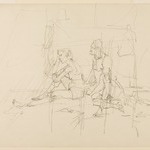 Untitled (Two Seated Figures)