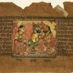 Kichaka and Bhimasena, Folio from a Dispersed Mahabharata Series