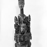 Epa Ologun Mask with Warrior on Horseback