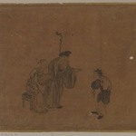 Album Leaf Painting: Scholar and Bamboo