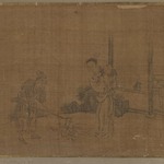 Album Leaf Painting: Farmer, Wife and Child