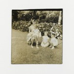 [Untitled] (Woman with Three Children in Garden)