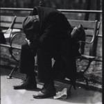 [Untitled] (Man on Bench, New York)