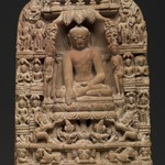 Plaque Depicting Episodes from the Life of Shakyamuni Buddha