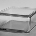 Rectangular Container with Lid, from 10-Piece Set of Kitchen Storage Glassware, Kubus