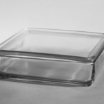 Square Container with Lid, from 10-Piece Set of Kitchen Storage Glassware, Kubus
