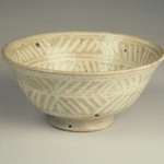 Tea Bowl with Hori-Mishima Style