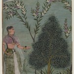 Lady in the Wilderness, Fragment of a Page from a Bhagavata Purana Series