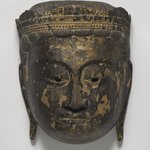 Buddhist Processional Mask of a Bodhisattva