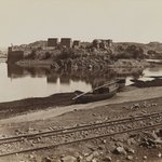 Philae (View of the East Bank of the Nile, northwest)