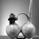 Whistling Vessel with Figure of a Monkey