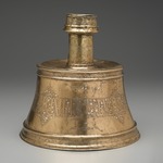Candlestick with Arabic Inscriptions in Thuluth, Naskh, and Kufic Scripts
