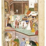Gautama is Relieved to Find That His Son Chirakarin Has Not Carried Out His Impulsive Order to Execute Ahalya, Leaf from a Razmnama Manuscript