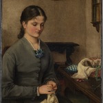 Woman Sewing (Paolina Pistolesi)