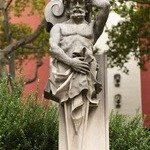 Atlante, one of four, from Hugh J. Chisholm Mansion, 813 Fifth Avenue, NYC