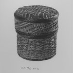 Small Round Basket with Cover