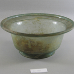 Bowl of Molded Green Glass