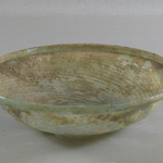 Shallow Bowl of Molded Glass