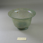 Cup of Molded Green Glass
