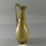 Flask with Handle and Diagonal Ribs