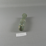 Elongated Bottle with Folded Body Decoration