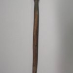 Plume Stick with Carved Top