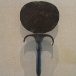 Mirror with Handle in the Form of Papyrus Column, with Large Umbel
